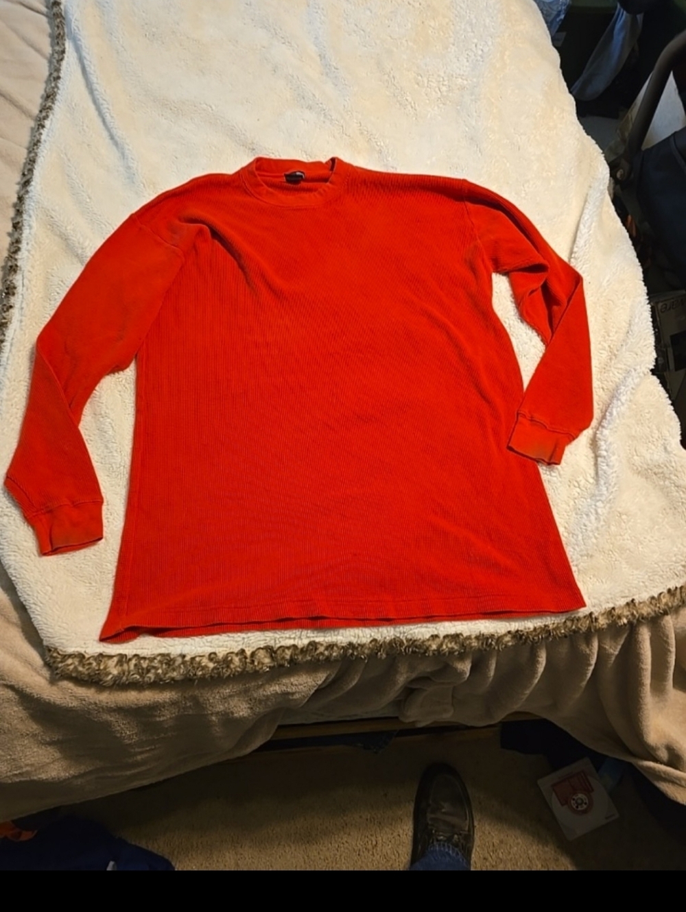 050426 Vibrant Red Crewneck Sadou Sweater for Men box 22V#